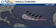 Rain chances climb, keeping an eye on the Atlantic