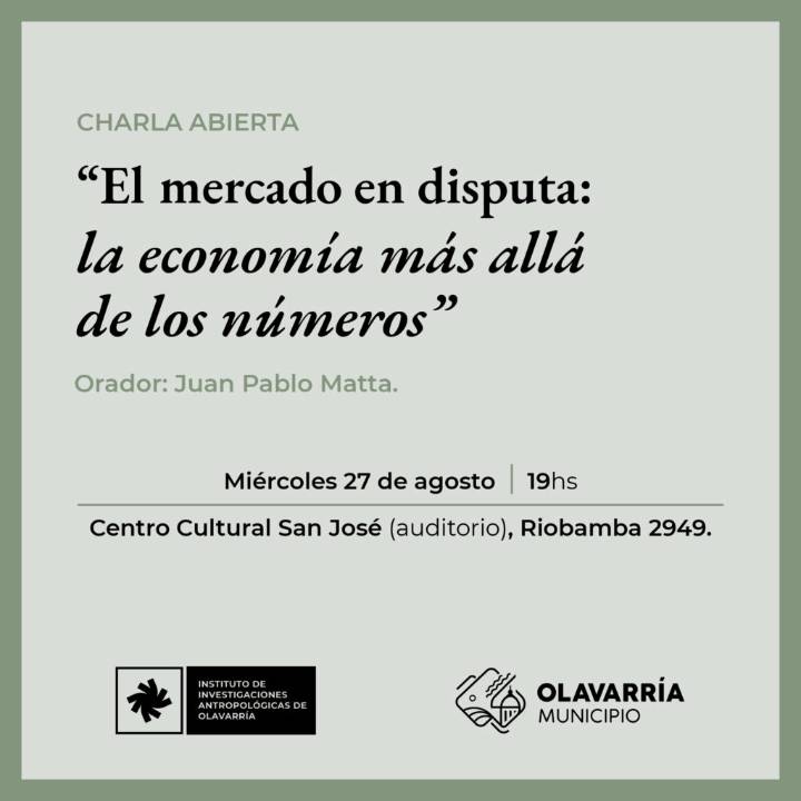 Ciclo de Charla en el IIAO: Olavarría en 5 enfoques a través de 5 décadas