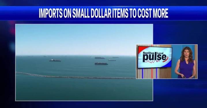Trump's tariffs on small imports to go into effect Friday, will raise cost of goods