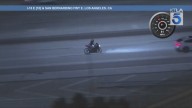 CHP officers in pursuit of a motorcycle