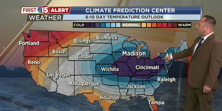 A cool stretch is on the way