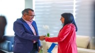 Gobernador Galíndez entregó documento a la Vicepresidenta condenando injerencia de EEUU