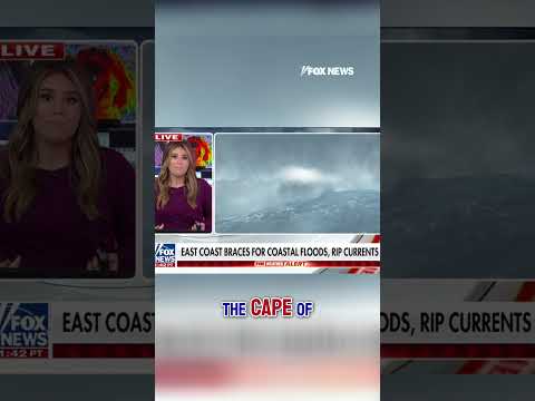 East Coast braces for flooding and rip currents in wake of Hurricane Erin #shorts #weather #usa