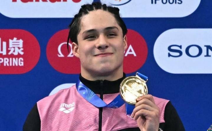Osmar Olvera hace historia y se convierte en campeón del mundo; venció a los chinos en el Campeonato Mundial de Deportes Acuáticos de Singapur