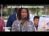 DC Mayor Bowser ribbon cutting event