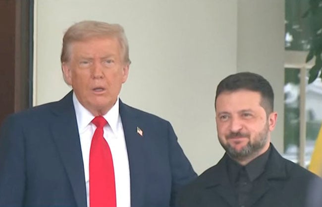 Trump recibe a Zelenski antes de reunión crucial para tratar de buscar la paz en Ucrania