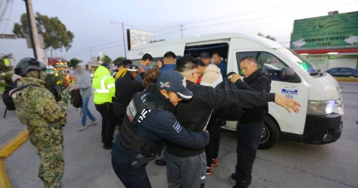 Ecatepec refuerza seguridad en transporte público con operativo en La Joya