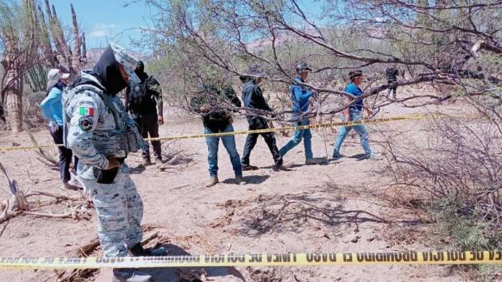 Descubren 66 osamentas en fosas clandestinas de La Paz, Baja California Sur