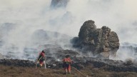 Calvo confía en la bajada de temperaturas para terminar con los incendios, ya estabilizados