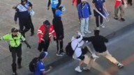 Hinchas de Millonarios se fueron a los puños afuera de El Campín; video es viral en redes