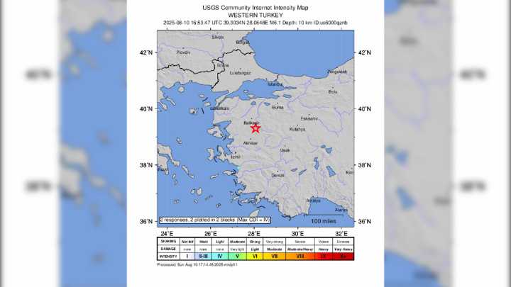 Sismo de 6,1 sacudió a Turquía