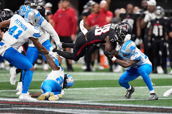 Lions-Falcons preseason game ends early after serious injury to Detroit's Morice Norris