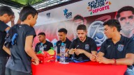Gallos Blancos convivió con la afición sanjuanense en firma de autógrafos