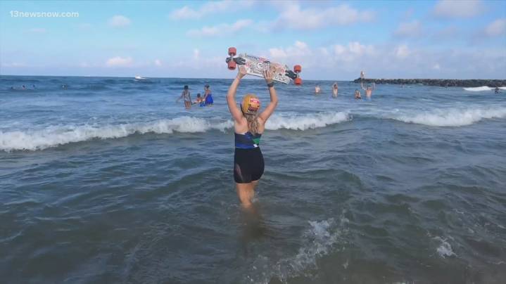 Brooke Johnson raises $50K for spinal cord research by skateboarding across US