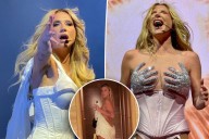 Kesha strips down for bathroom selfie, shares wild message