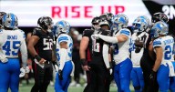Falcons players wanted to show their respect for injured opponent