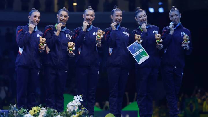 La España de Inés Bergua se cuelga el bronce en el Mundial de gimnasia rítmica
