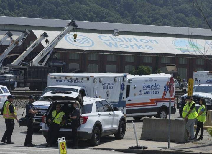 Explosion at US Steel plant in Pennsylvania