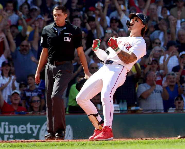 Red Sox reactions: Excited Jarren Duran screams after inside