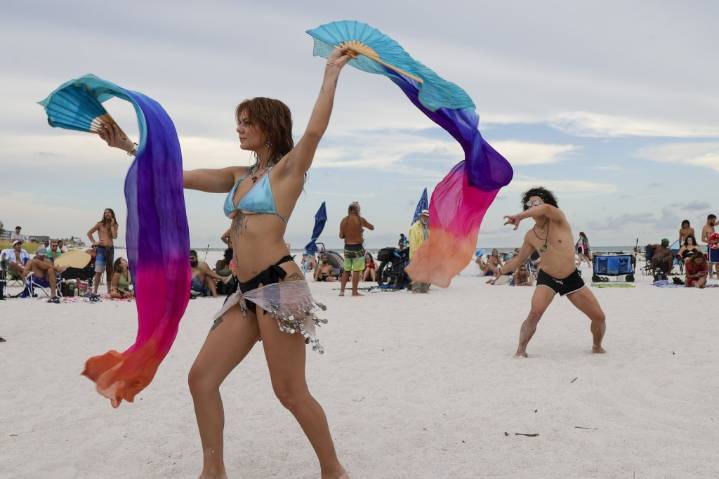 Florida beach town’s drum circle lives on after tense police moment