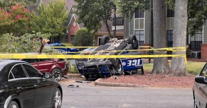 MPD officer involved in crash was not responding to an emergency, police say
