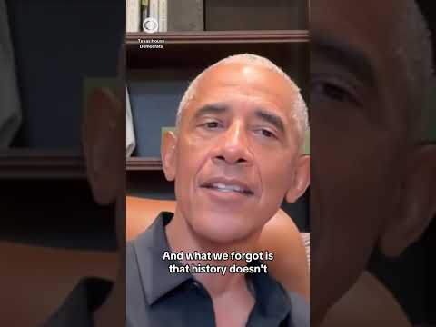 Obama tells Texas Democrats that U.S. democracy “requires us to fight for it” #shorts