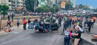 Aparatoso accidente en la Valle-Coche dejó al menos 11 heridos