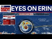 Tropical Storm Erin inches closer to becoming a hurricane