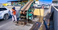 Retira J+ más de 20 m3 de basura de colector de la Teófilo Borunda