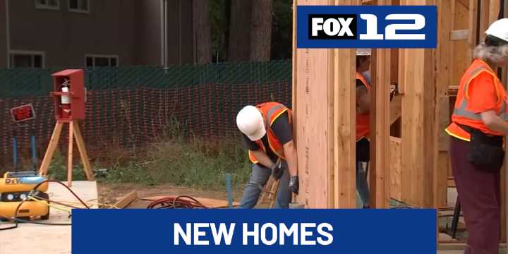 New Habitat for Humanity homes being built in Gresham