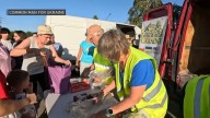 Volunteers return after bringing food and supplies to Ukraine