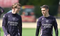 Arsenal handed double injury boost as Martin Odegaard and Leandro Trossard travel for Liverpool clash