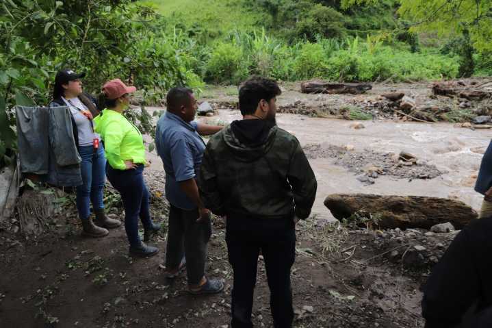 24 familias afectadas por crecida de los ríos en el municipio Piar