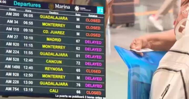 ¿Mantenimiento millonario? Colapsa el AICM; pasajeros y aerolíneas exigen solución a inundaciones