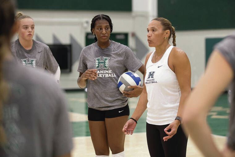 Coach Ah Mow has options for the Rainbow Wahine volleyball season opener