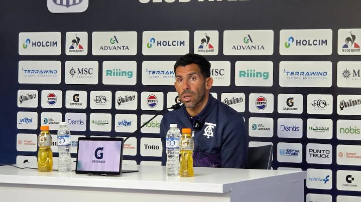 La reacción de Tevez ante la pregunta más incómoda que le hicieron en conferencia de prensa: "¿Te preocupa la permanencia de Talleres en primera?"