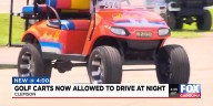 Golf carts now allowed in Clemson at night