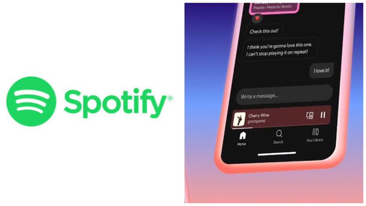 Spotify añade opción de mensajes directos