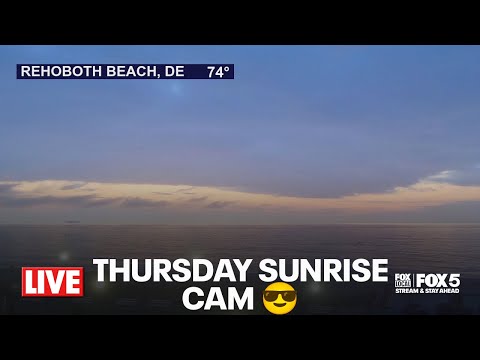 THURSDAY SUNRISE CAM 😎