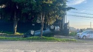 Vuelca auto en la Toluca