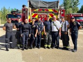 Reciben adiestramiento elementos de Protección Civil Guadalupe con departamentos de bomberos en Woodstock Illinois
