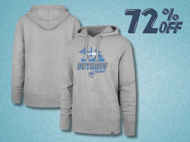 This cozy Detroit Lions hoodie just got a massive 72% price drop at Fanatics