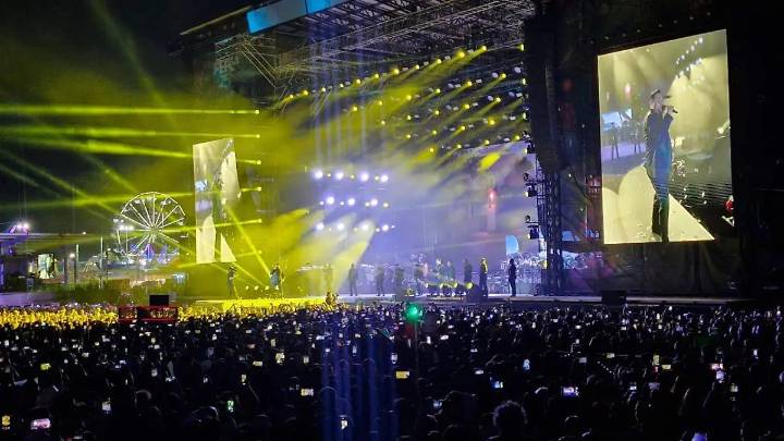 Banda MS se presentó en la segunda noche de la Fenapo 2025