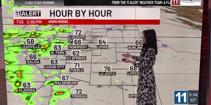 Heavy rain and flooding for Southern Colorado