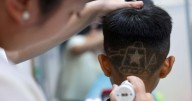 China parade inspires military-themed haircuts for children