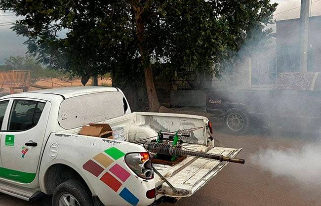 Implementa Jurisdicción Sanitaria 02 cercos sanitarios y fumigaciones contra dengue