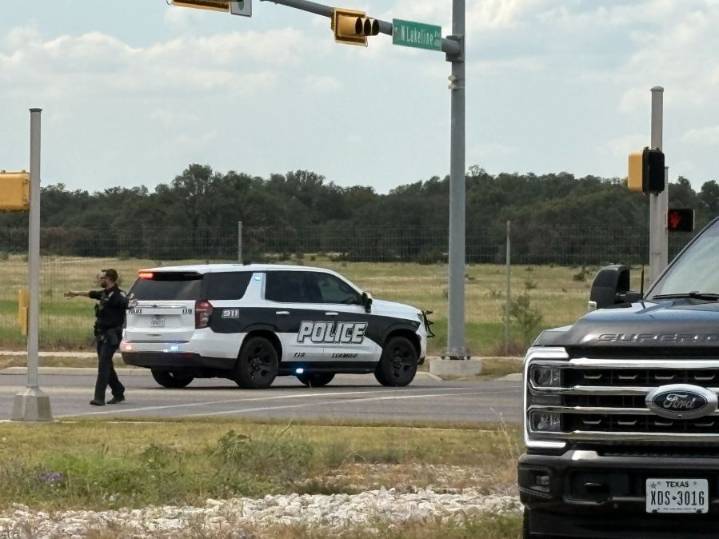 Leander ISD school bus carrying children rolls over near Sandy Creek
