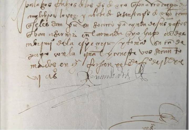 FBI entrega a México manuscrito firmado por Hernán Cortés