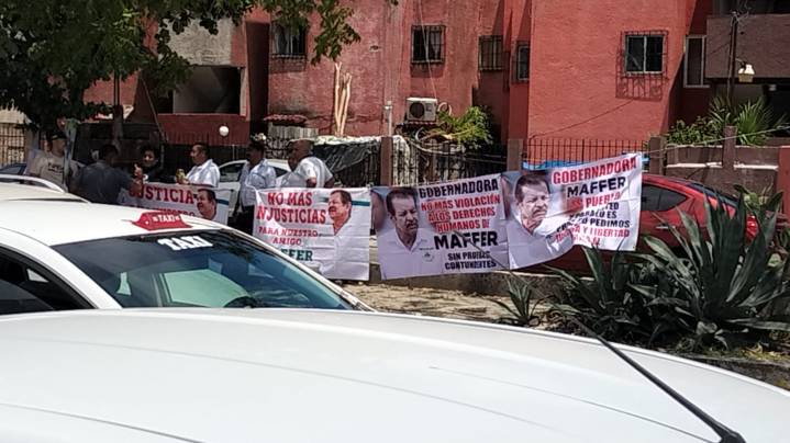 Protestan para exigir la liberación de ‘Mafer’, líder taxista detenido por homicidio en Cancún