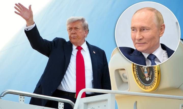 Hopeful Trump jets to Alaska for summit with Putin on Ukraine
